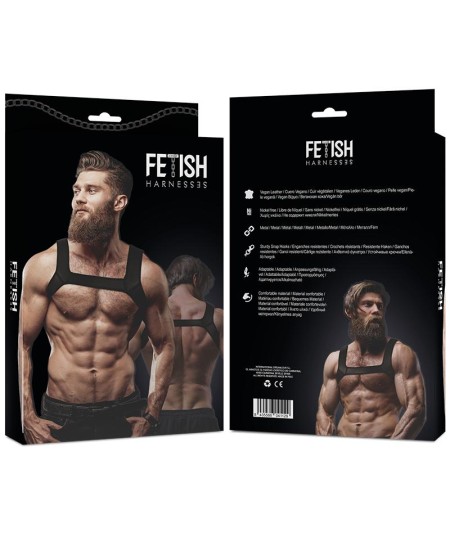 FETISH SUBMISSIVE ATTITUDE - ARNÉS NEOPRENO PECHO HOMBRE TALLA L