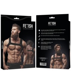 FETISH SUBMISSIVE ATTITUDE - ARNÉS NEOPRENO PECHO HOMBRE TALLA L