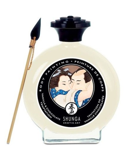 SHUNGA PINTURA CORPORAL DE VAINILLA Y CHOCOLATE.