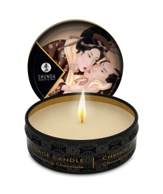 SHUNGA MINI CARESS BY CANDELIGHT VELA MASAJE CHOCOLATE 30ML