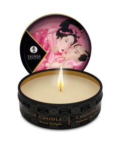 SHUNGA MINI CARESS BY CANDELIGHT VELA MASAJE ROSAS 30ML