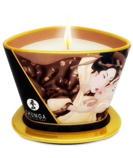 SHUNGA MINI CARESS BY CANDELIGHT VELA MASAJE CHOCOLATE 170ML