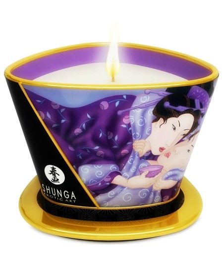 SHUNGA MINI CARESS BY CANDELIGHT VELA MASAJE FRUTAS EXÓTICAS 170ML