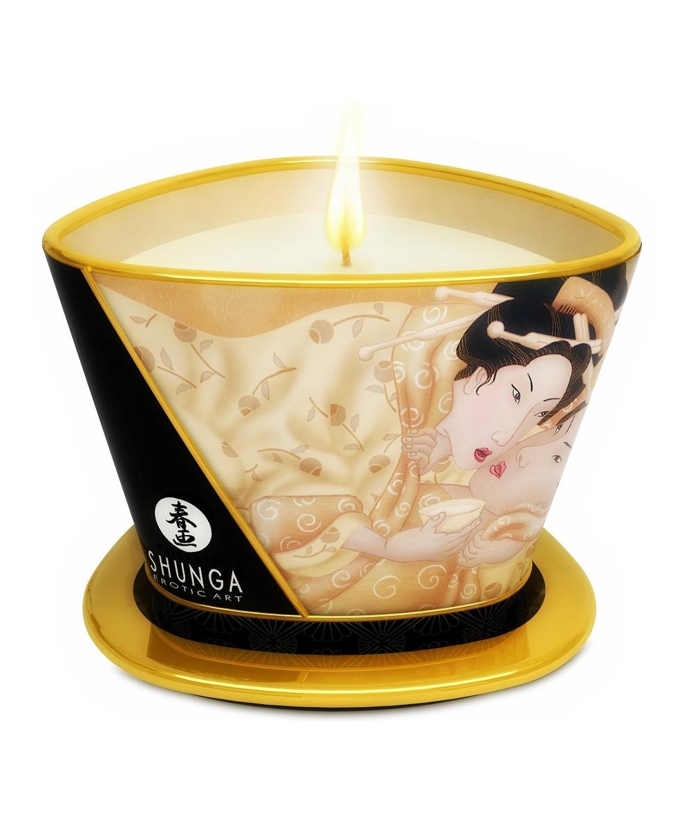 SHUNGA MINI CARESS BY CANDELIGHT VELA MASAJE VAINILLA 170ML