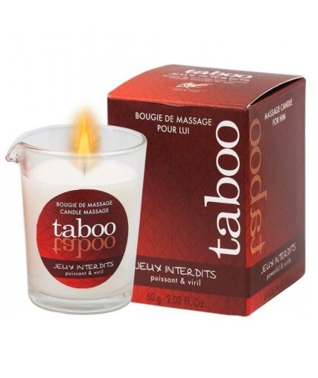 TABOO VELA DE MASAJE PARA ÉL JEUX INTERDITS AROMA LIQUEN SALVAJE