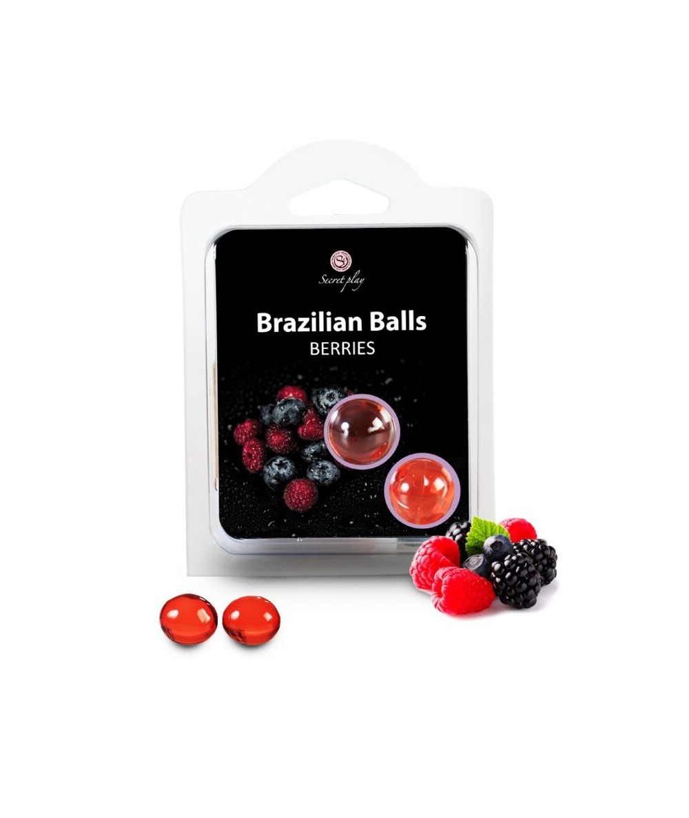 SECRETPLAY BRAZILIAN BALLS FRUTAS DEL BOSQUE SET 2 BOLAS