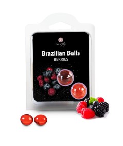 SECRETPLAY BRAZILIAN BALLS FRUTAS DEL BOSQUE SET 2 BOLAS