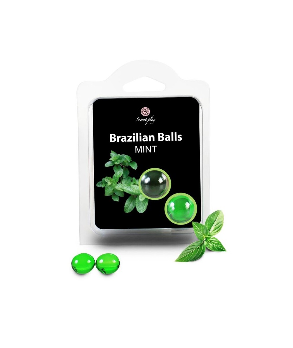 SECRETPLAY BRAZILIAN BALLS  MENTA SET  2 BOLAS