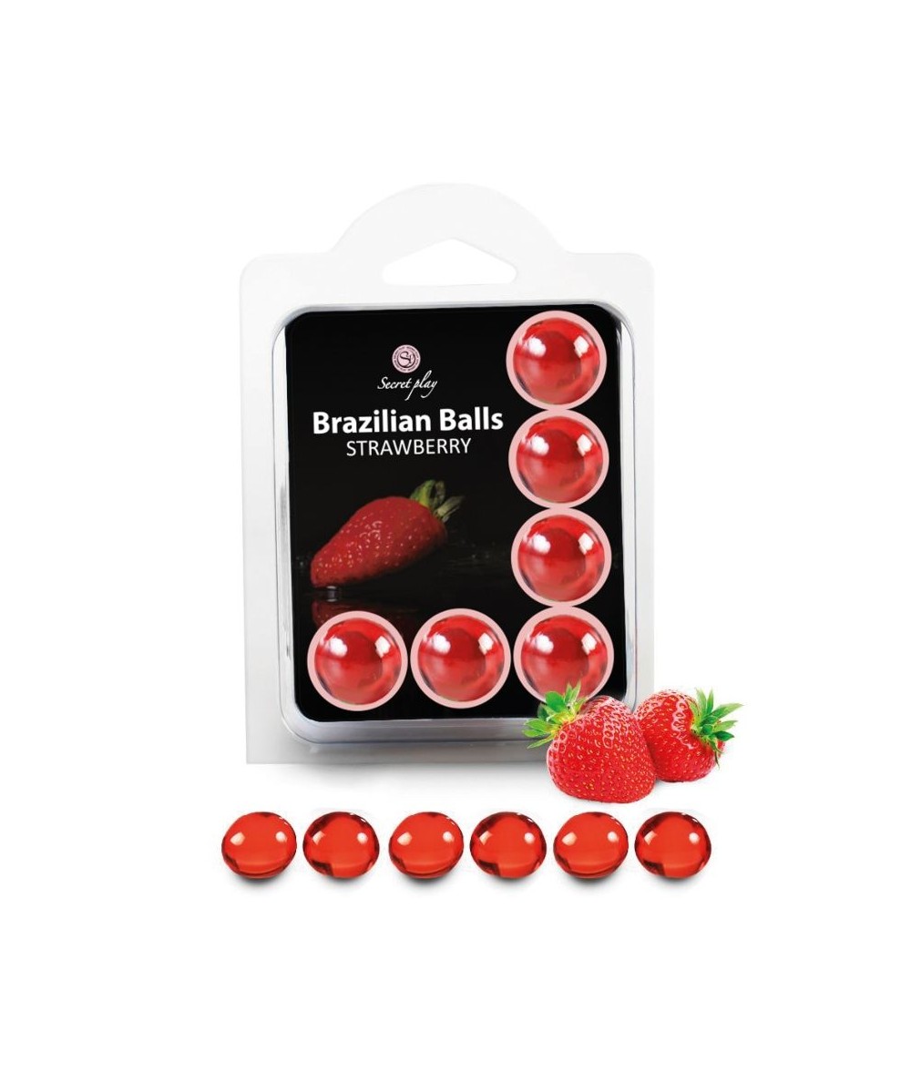 SECRETPLAY SET 6 BRAZILIAN BALLS FRESA