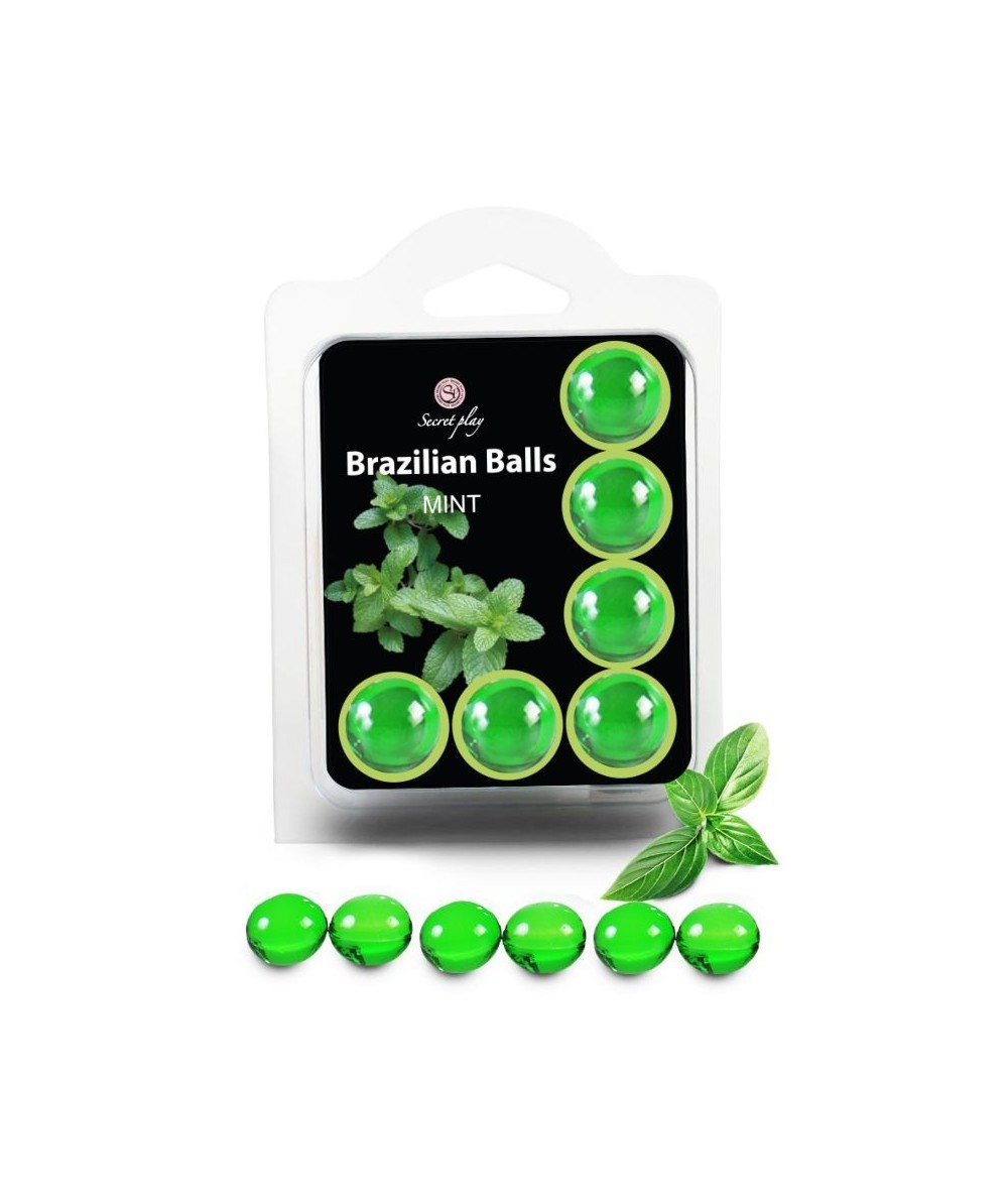 SECRETPLAY SET 6 BRAZILIANS BALLS MENTA