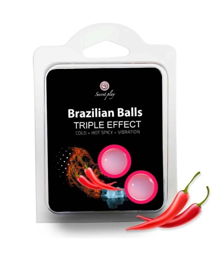 SECRET PLAY SET 2 BRAZILIAN BALLS TRIPLE EFECTO