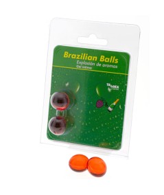 TALOKA - BRAZILIAN BALLS GEL ÍNTIMO FRESAS & CHAMPÁN 2 BOLAS