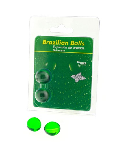 TALOKA - BRAZILIAN BALLS GEL ÍNTIMO MENTA 2 BOLAS