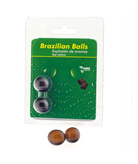 TALOKA - BRAZILIAN BALLS GEL ÍNTIMO CHOCOLATE 2 BOLAS