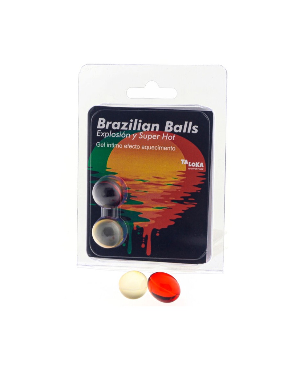 TALOKA - BRAZILIAN BALLS GEL EXCITANTE EFECTO SUPER CALIENTE 2 BOLAS