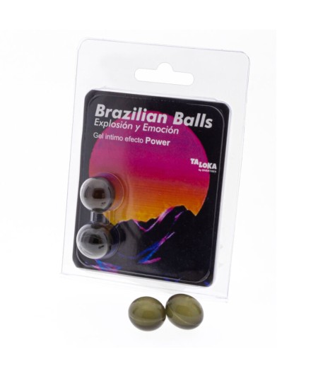 TALOKA - BRAZILIAN BALLS GEL EXCITANTE EFECTO POWER 2 BOLAS