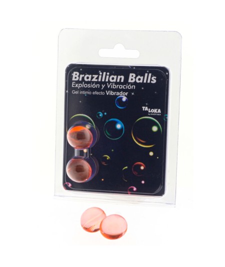 TALOKA - BRAZILIAN BALLS GEL EXCITANTE EFECTO VIBRACIÓN 2 BOLAS