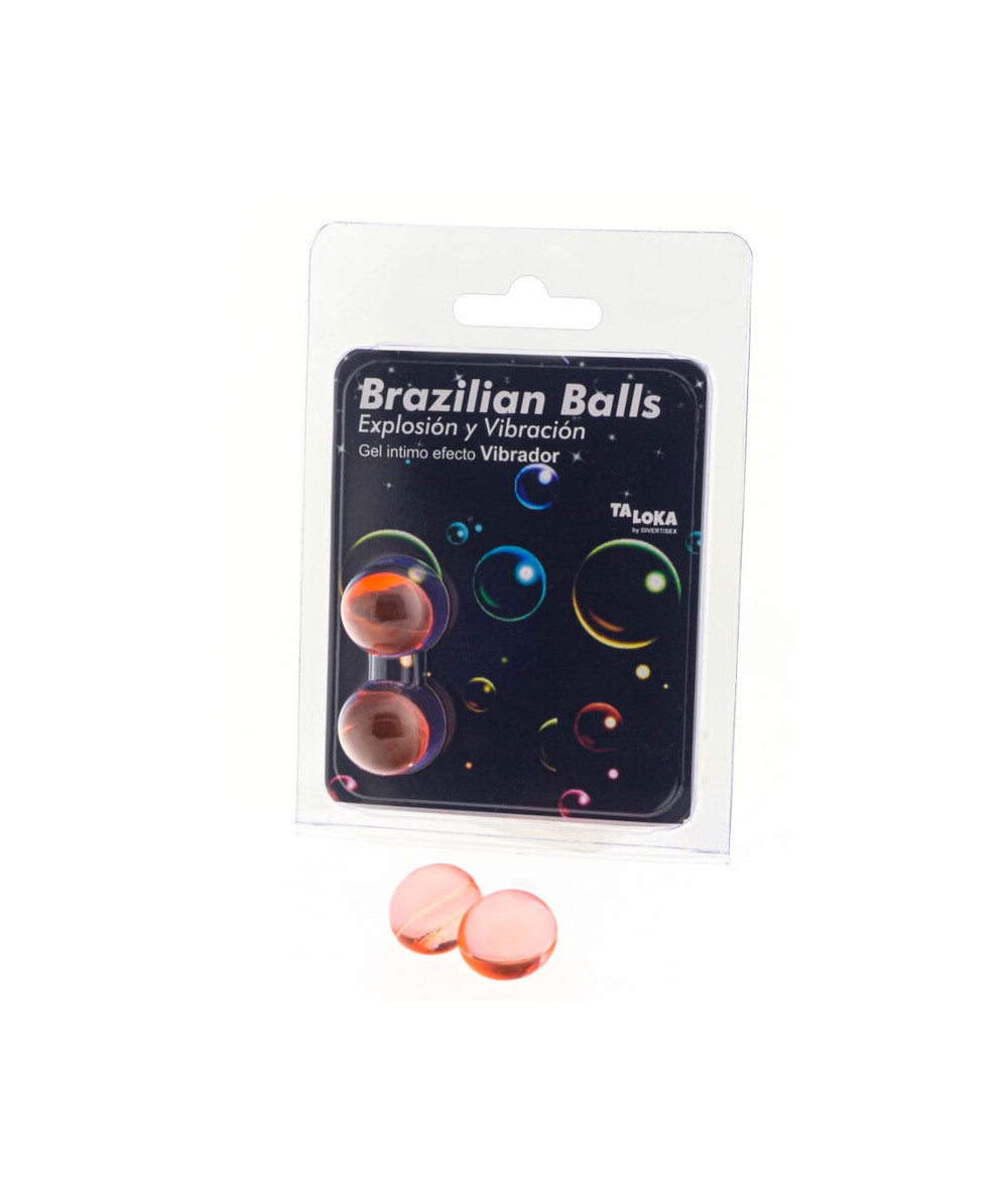 TALOKA - BRAZILIAN BALLS GEL EXCITANTE EFECTO VIBRACIÓN 2 BOLAS