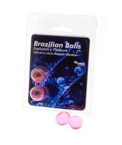 TALOKA - BRAZILIAN BALLS GEL EXCITANTE EFECTO VIBRACIÓN REFRESCANTE 2 BOLAS