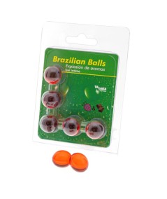 TALOKA - BRAZILIAN BALLS GEL ÍNTIMO FRESA & CHOCOLATE 5 BOLAS