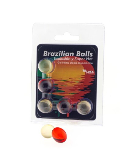 TALOKA - BRAZILIAN BALLS GEL EXCITANTE EFECTO SUPER CALIENTE 5 BOLAS