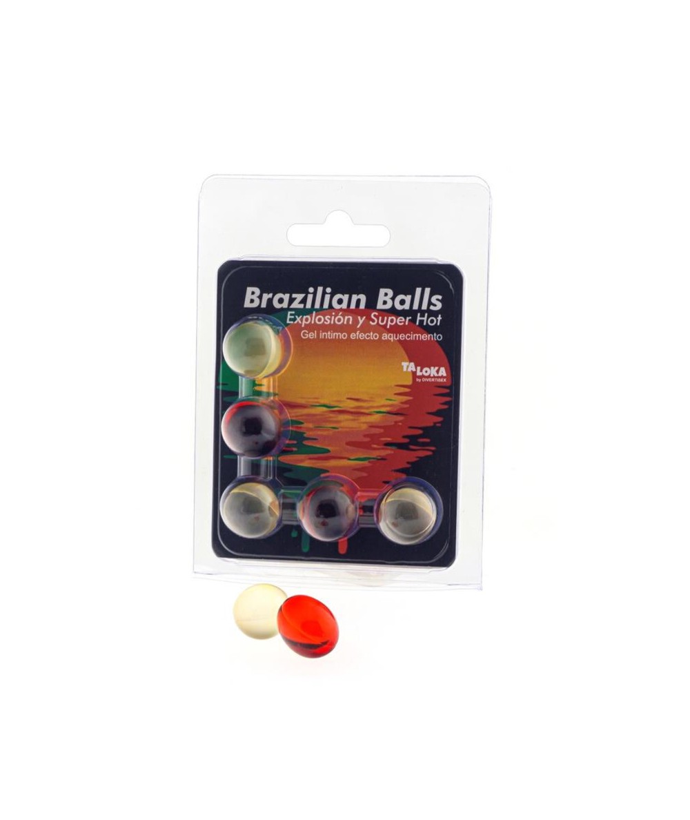 TALOKA - BRAZILIAN BALLS GEL EXCITANTE EFECTO SUPER CALIENTE 5 BOLAS