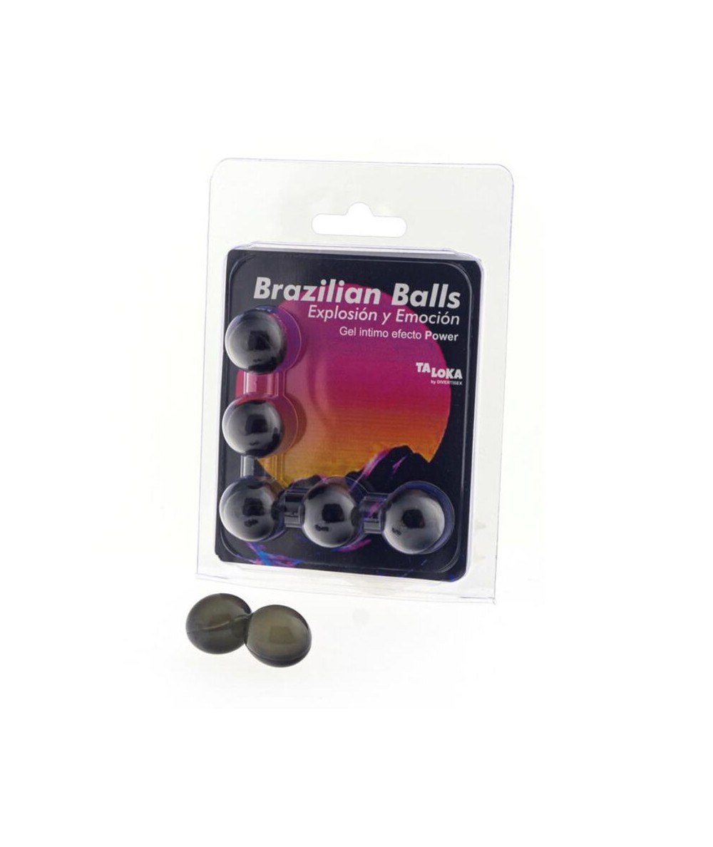 TALOKA - BRAZILIAN BALLS GEL EXCITANTE EFECTO POWER 5 BOLAS