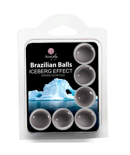 SECRET PLAY SET 6 BRAZILIAN BALLS EFECTO ICEBERG