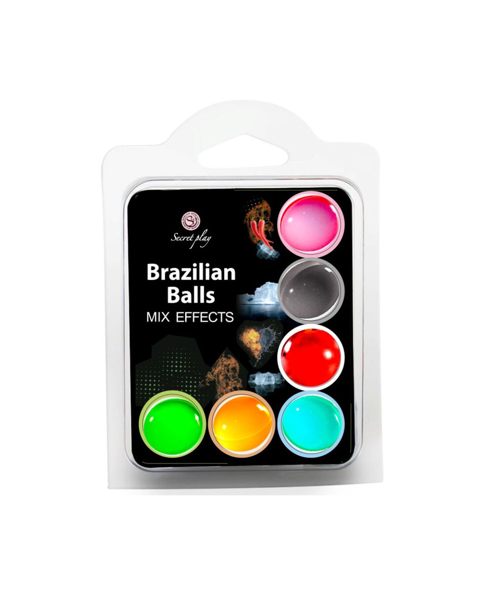 SECRET PLAY SET 6 BRAZILIAN BALLS MIX EFECTOS