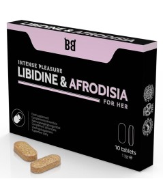 BLACKBULL BY SPARTAN - LIBIDINE & AFRODISIA PLACER INTENSO PARA MUJER 10 CÁPSULAS