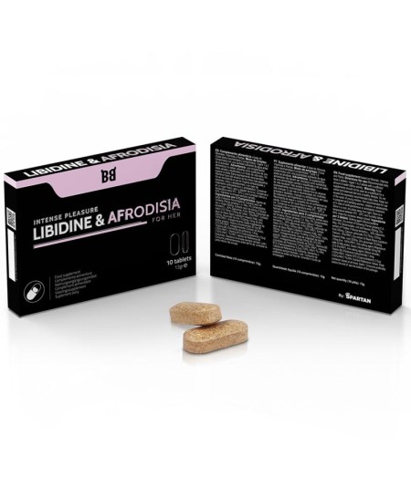 BLACKBULL BY SPARTAN - LIBIDINE & AFRODISIA PLACER INTENSO PARA MUJER 10 CÁPSULAS