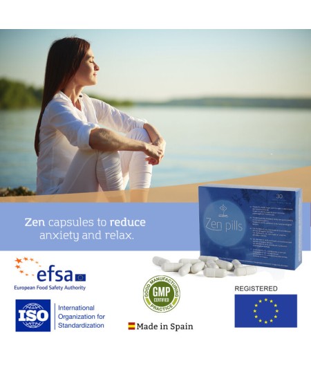 500 COSMETICS - ZEN PILLS CAPSULAS RELAJACION Y REDUCCION ANSIEDAD