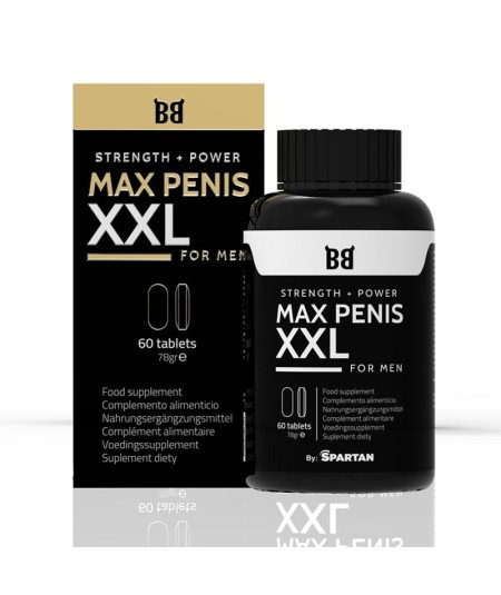 BLACKBULL BY SPARTAN - MAX PENIS XXL AUMENTO PENE 60 CÁPSULAS