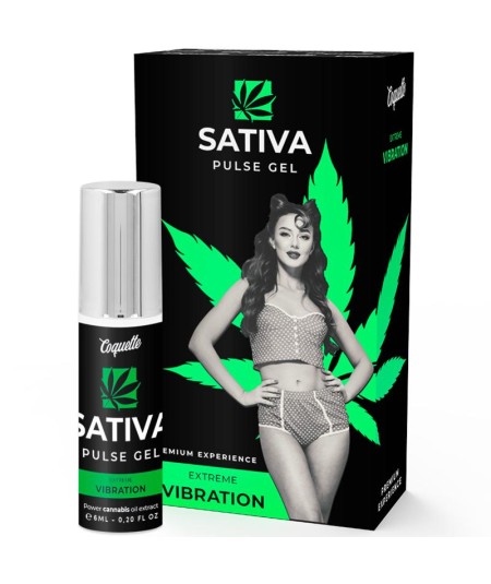 COQUETTE CHIC DESIRE PULSE GEL SATIVA VIBRACIÓN EXTREMA PREMIUM 6ML