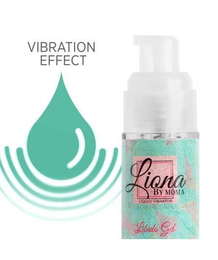 LIONA BY MOMA - VIBRADOR LIQUIDO LIBIDO GEL 15 ML