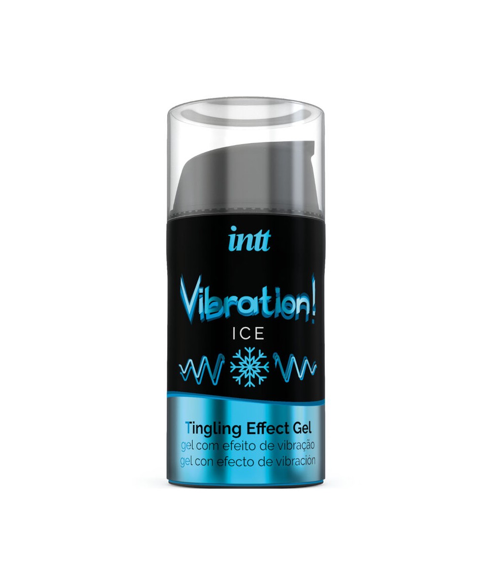 INTT - POTENTE ESTIMULANTE  ÍNTIMO GEL VIBRADOR EFECTO FRÍO 15ML