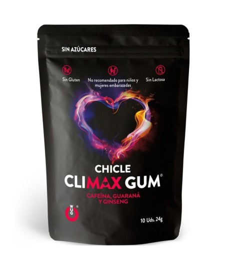 WUG GUM CLIMAX CHICLE 10 UNIDADES