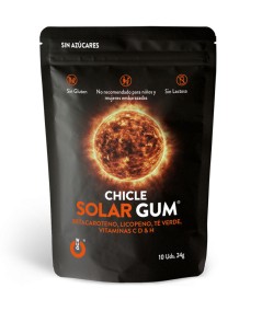 WUG GUM SOLAR CHICLE BRONCEADO 10 UNIDADES