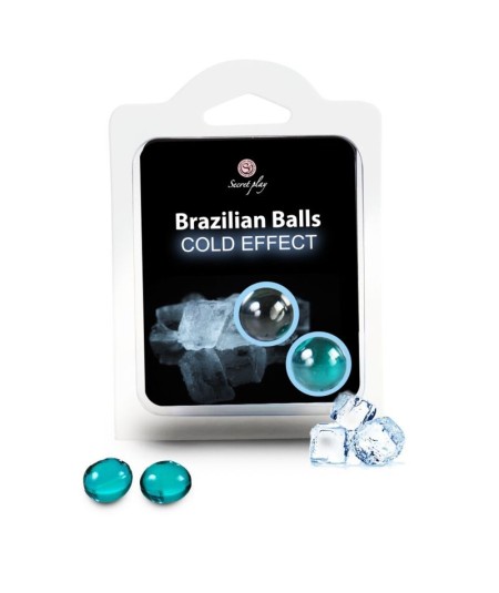 SECRETPLAY BRAZILIAN BALLS EFECTO FRIO 2 UNIDADES