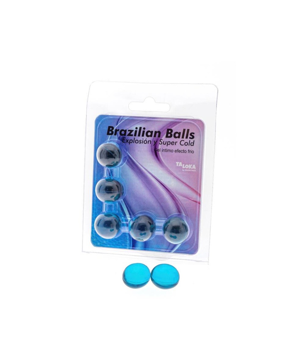 TALOKA - BRAZILIAN BALLS GEL EXCITANTE EFECTO FRÍO 5 BOLAS