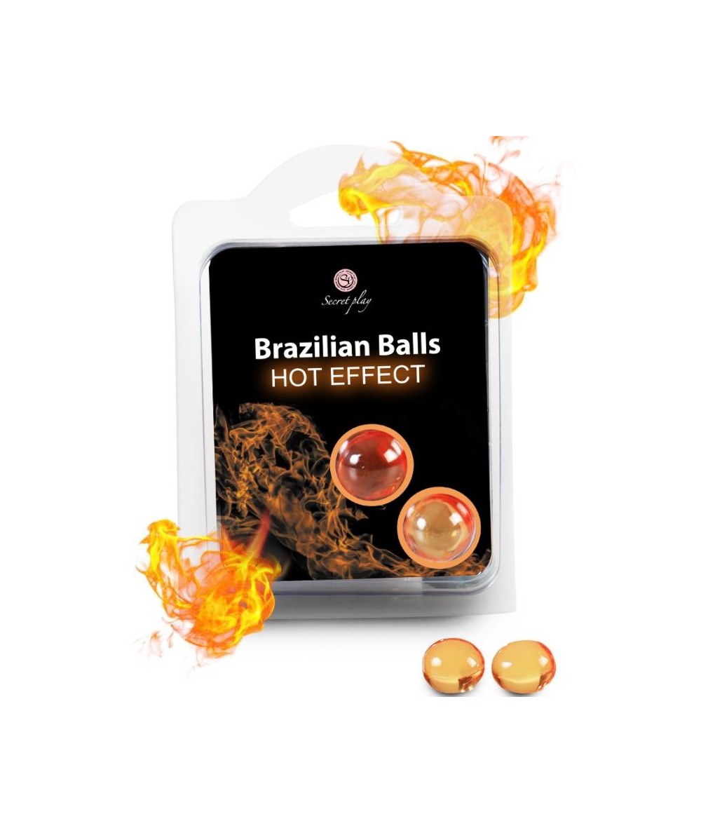 SECRETPLAY BRAZILIAN BALLS EFECTO CALOR 2 UNIDADES