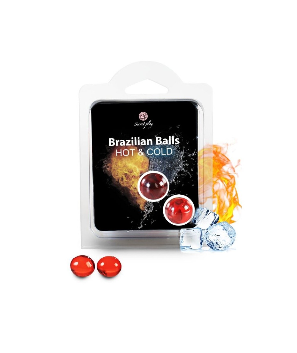 SECRETPLAY BRAZILIAN BALLS EFECTO CALOR & FRIO  2 UNIDADES