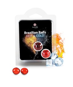 SECRETPLAY BRAZILIAN BALLS EFECTO CALOR & FRIO  2 UNIDADES