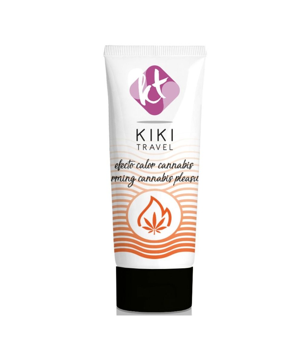 KIKÍ TRAVEL - GEL DESLIZANTE SABOR A CANNABIS EFECTO CALOR INTENSO 50 ML