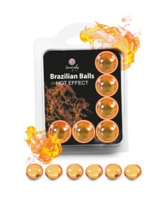 SECRETPLAY SET 6 BRAZILIAN BALLS EFECTO CALOR