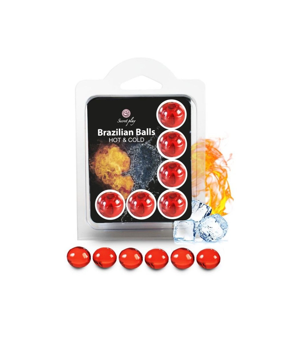 SECRETPLAY SET 6 BRAZILIAN BALLS EFECTO FRIO Y CALOR