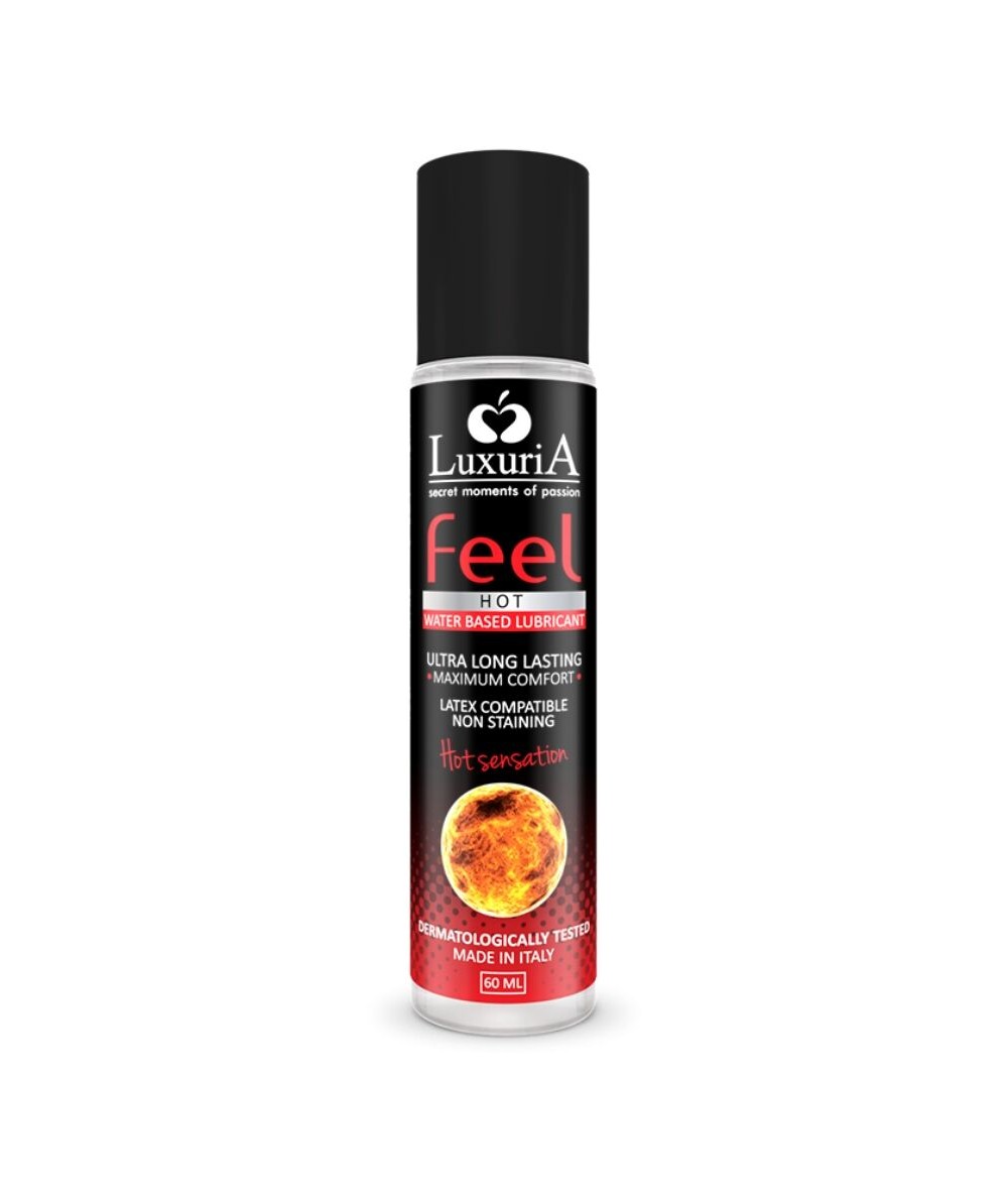 LUXURIA FEEL HOT SENSATION LUBRICANTE BASE AGUA EFECTO CALOR 60 ML