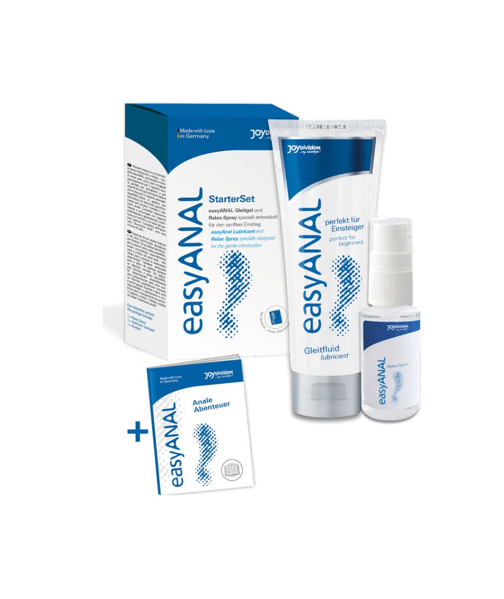 EASY ANAL STARTER SET LUBRICANTE + RELAJANTE ANAL