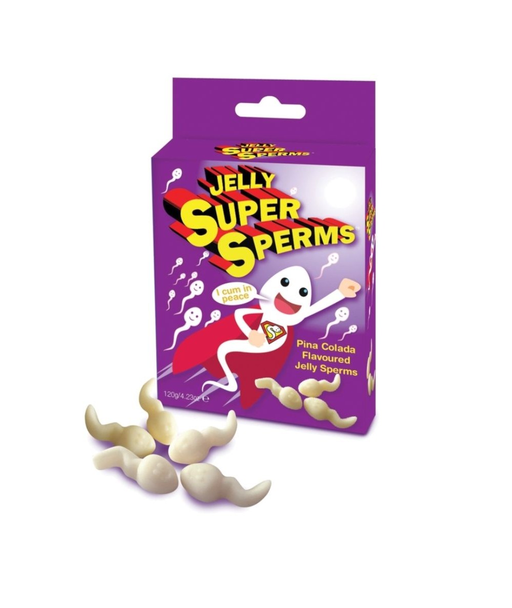 SPENCER & FLEETWOOD JELLY SUPER SPERM GOMINOLAS FORMA ESPERMA 120 GR