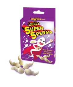 SPENCER & FLEETWOOD JELLY SUPER SPERM GOMINOLAS FORMA ESPERMA 120 GR